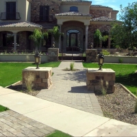 Installing Artificial Grass Picture Rocks, Arizona Landscape Design, Front Yard Landscape Ideas