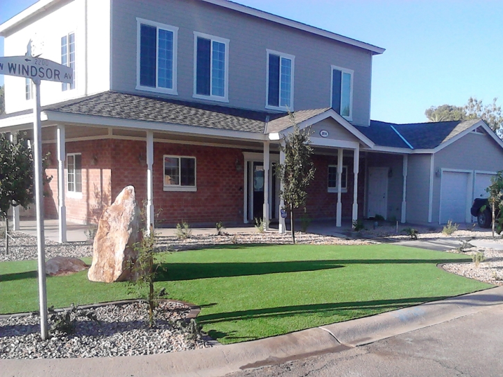 Artificial Grass Whetstone, Arizona Lawn And Landscape, Front Yard Landscaping