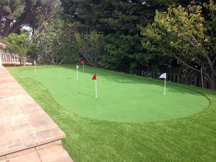 Fake Grass Canyon Day, Arizona Putting Green Turf, Backyard Design